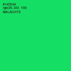 #14DE64 - Malachite Color Image