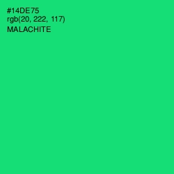 #14DE75 - Malachite Color Image