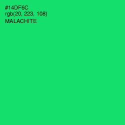 #14DF6C - Malachite Color Image