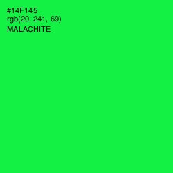 #14F145 - Malachite Color Image