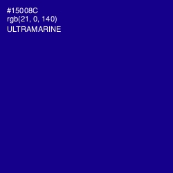 #15008C - Ultramarine Color Image