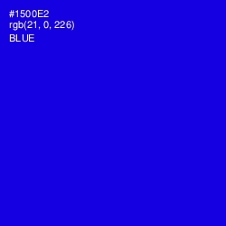 #1500E2 - Blue Color Image