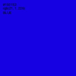 #1501E2 - Blue Color Image