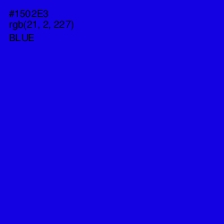 #1502E3 - Blue Color Image