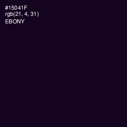 #15041F - Ebony Color Image