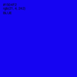 #1504F2 - Blue Color Image