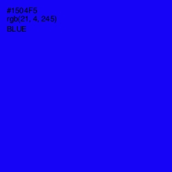 #1504F5 - Blue Color Image