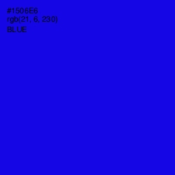 #1506E6 - Blue Color Image