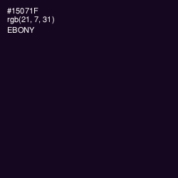 #15071F - Ebony Color Image