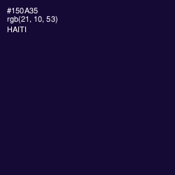 #150A35 - Haiti Color Image