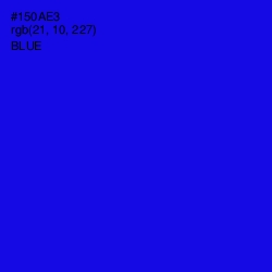 #150AE3 - Blue Color Image