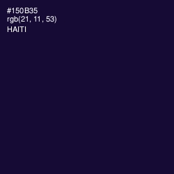 #150B35 - Haiti Color Image