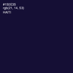 #150E35 - Haiti Color Image