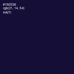 #150E36 - Haiti Color Image
