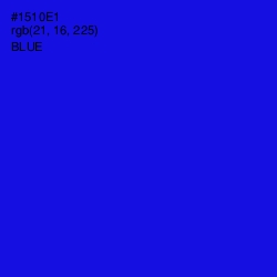 #1510E1 - Blue Color Image