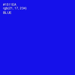 #1511EA - Blue Color Image
