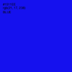 #1511EE - Blue Color Image