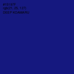 #15197F - Deep Koamaru Color Image