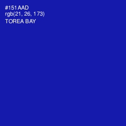 #151AAD - Torea Bay Color Image