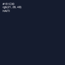#151C30 - Haiti Color Image