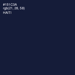 #151C3A - Haiti Color Image