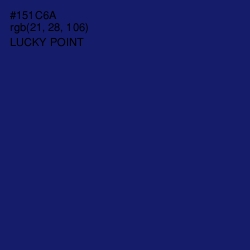 #151C6A - Lucky Point Color Image