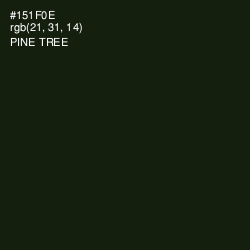 #151F0E - Pine Tree Color Image