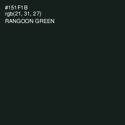 #151F1B - Rangoon Green Color Image