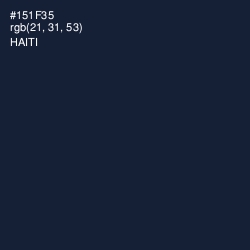 #151F35 - Haiti Color Image