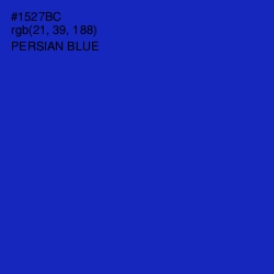 #1527BC - Persian Blue Color Image