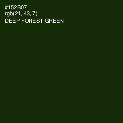 #152B07 - Deep Forest Green Color Image