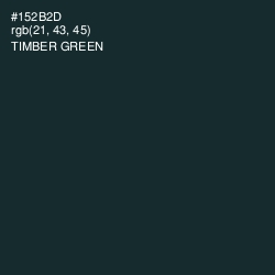 #152B2D - Timber Green Color Image