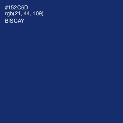 #152C6D - Biscay Color Image
