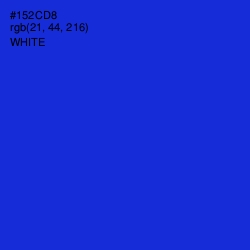 #152CD8 - Dark Blue Color Image