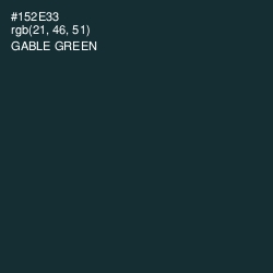 #152E33 - Gable Green Color Image