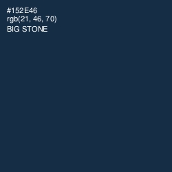 #152E46 - Big Stone Color Image