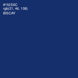#152E6C - Biscay Color Image