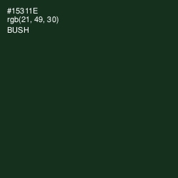 #15311E - Bush Color Image