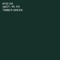 #15312A - Timber Green Color Image