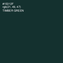 #15312F - Timber Green Color Image