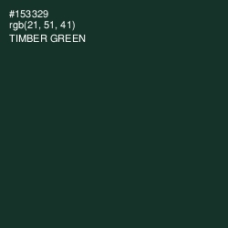 #153329 - Timber Green Color Image