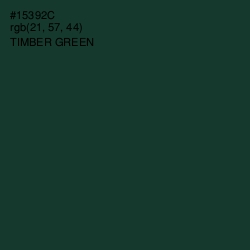 #15392C - Timber Green Color Image