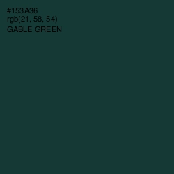 #153A36 - Gable Green Color Image