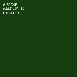 #153D0F - Palm Leaf Color Image