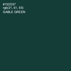 #153D37 - Gable Green Color Image