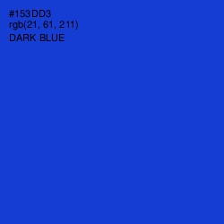 #153DD3 - Dark Blue Color Image