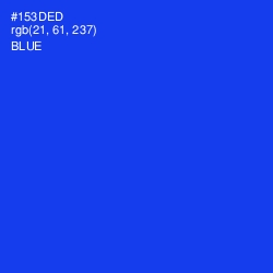 #153DED - Blue Color Image