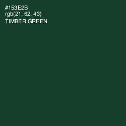 #153E2B - Timber Green Color Image