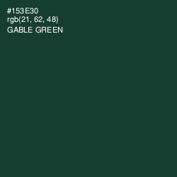 #153E30 - Gable Green Color Image