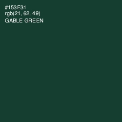 #153E31 - Gable Green Color Image